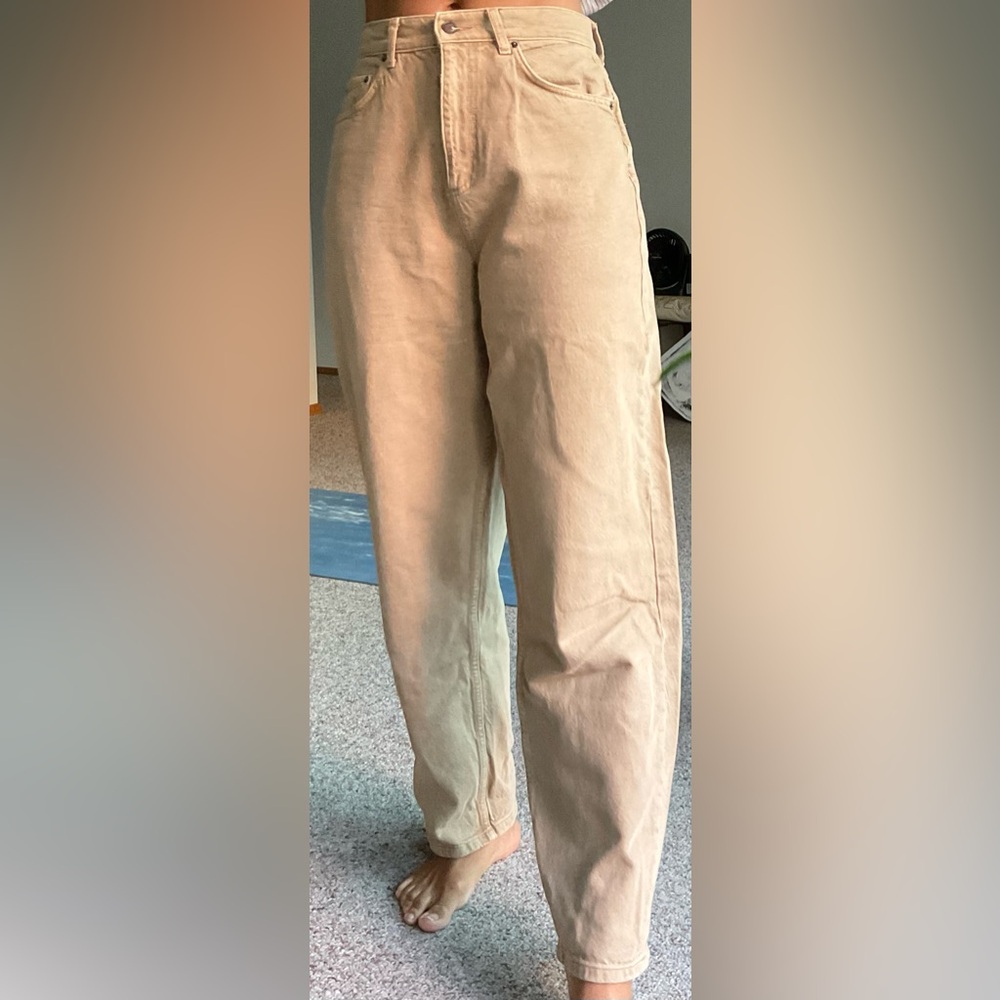 ASOS Design Tan Straight Leg Jeans Size 26